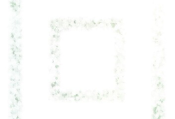 Light vector template with crystals, triangles.