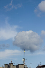 White clouds on blue sky,background,concept.