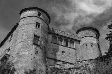 Carpinone, Molise, Isernia. The  medieval castle. 