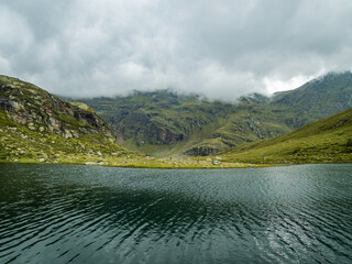 Sponser lakes in the Meraner Land in the Texelgruppe nature park