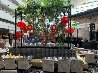 interior of restaurant crown hotel perth australia