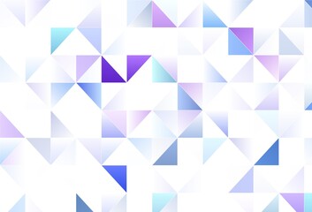 Fototapeta premium Light vector texture with triangular style.