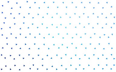 Light BLUE vector  triangle mosaic texture. Elegant bright polygonal illustration with gradient. Pattern for a brand book's backdrop.