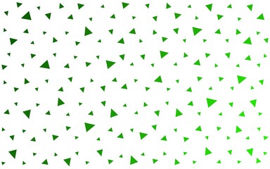 Light Green vector  gradient triangles template. Creative illustration in halftone style with triangles. Textured pattern for your backgrounds.