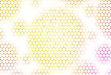 Light template with circles.