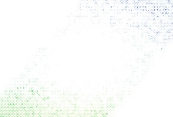 Light vector template with crystals, triangles.
