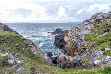 Fototapeta na wymiar The coastline at Dawros in County Donegal - Ireland.