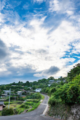 長崎県長崎市神浦　大中尾棚田の風景