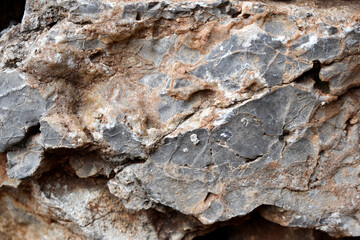 close up rough stone surface. Macro photography. Rough surface