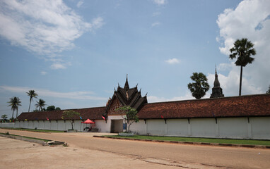 That Ing Hang Muang Kraisorn, Savannakhet, Laos, Travel Concept.