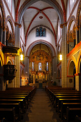 Obraz premium Church of Mary Himmelfahrt, Andernach