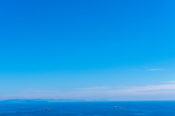 Naklejka na ściany i meble 長崎県長崎市　ながさきサンセットロードからの五島灘の眺望