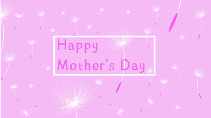 Vector dandelion festival poster