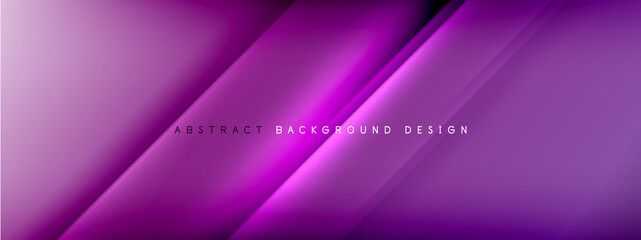 Motion concept neon shiny lines on liquid color gradients abstract backgrounds. Dynamic shadows and lights templates for text
