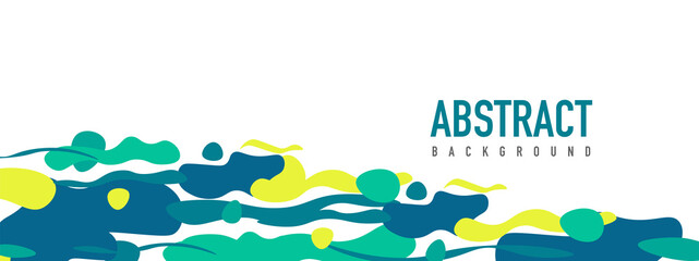 Trendy liquid style shapes abstract design, dynamic vector background for placards, brochures, posters, web landing pages, covers or banners