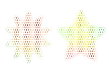 Light layout with circle shapes.