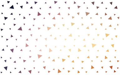 Light Pink, Yellow vector  abstract mosaic backdrop. Geometric illustration in Origami style with gradient.  Polygonal design for your web site.