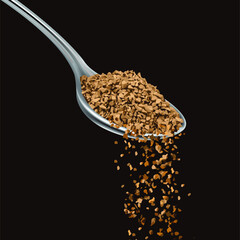 Spoon of coffee 