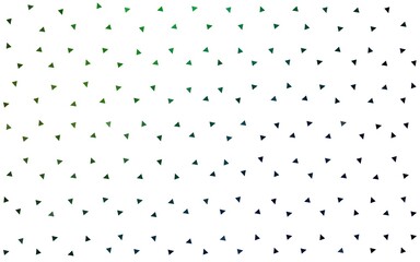 Dark Green vector  polygon abstract backdrop. Geometric illustration in Origami style with gradient.  Pattern for a brand book's backdrop.