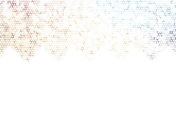 Light vector template with crystals, triangles.