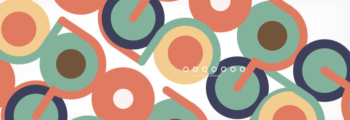 Circles and lines abstract background for covers, banners, flyers and posters and other templates