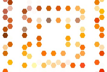 Light BLUE vector pattern with colorful hexagons.