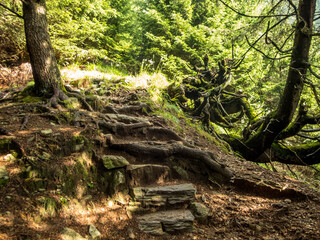 Sponser lakes in the Meraner Land in the Texelgruppe nature park