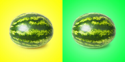 Same watermelon isolated