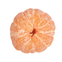 Fresh peeled mandarin isolated