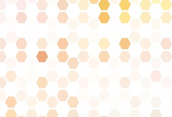 Light Blue, Green vector background with set of hexagons.