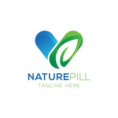 Nature Pill Medicine Logo Design