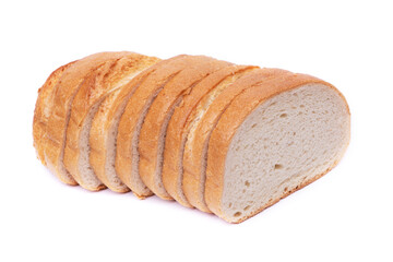 Cutted loaf of bun