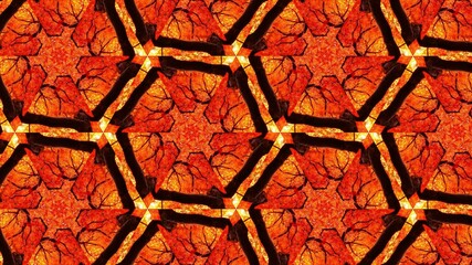 Abstract Hex Kaleidoscopic Fractal Design For Background. Decorative Graphic Illustration with mandala Pattern. Multicolor Symmetrical Modern art for Decorative Phone Wallpaper. Bright Digital Art.