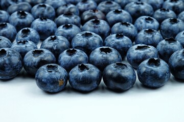 Fresh blueberries, vitamins
