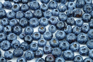 Fresh blueberries, vitamins