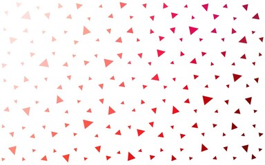 Light Red vector  polygonal background. Triangular geometric sample with gradient.  Polygonal design for your web site.