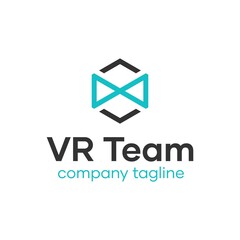 Fototapeta premium Abstract VR Logo Design