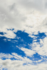 blue sky with clouds