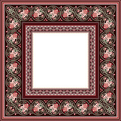 Vector decorative floral ethnic illustration