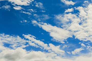 blue sky with clouds