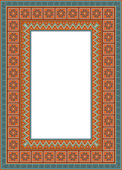 Vector decorative floral ethnic illustration