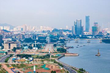 Guangzhou Tianhe International Financial City under construction