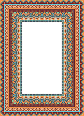 Vector decorative floral ethnic illustration