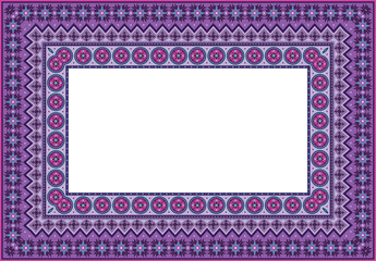 Obraz premium Vector decorative floral ethnic illustration