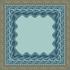 Vector decorative floral ethnic illustration