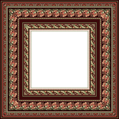 Vector decorative floral ethnic illustration
