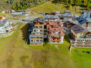 Obergurgl im Herbst von Oben