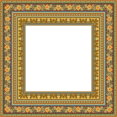 Vector decorative floral ethnic illustration