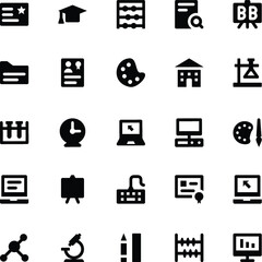School and Education Vector Icons 7