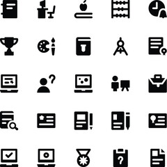 School and Education Vector Icons 10
